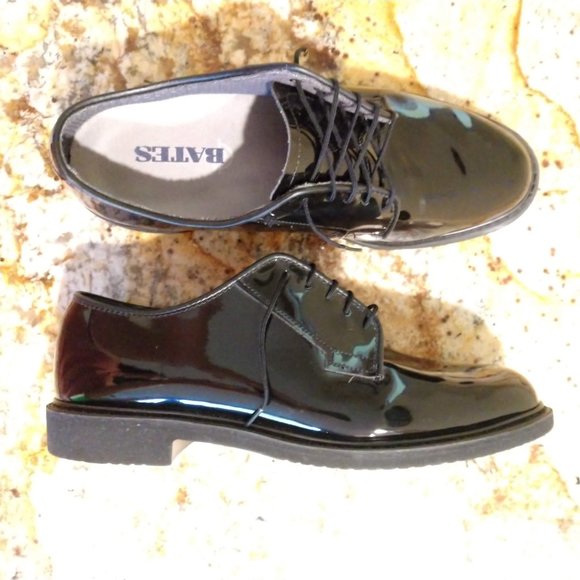 Bates Black Mens High Gloss Oxford main image 9